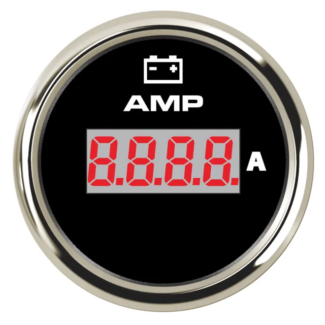 Buy 52mm Digital Car Ampermeter LCD Display DC AMP Meter Gauge fit Truck Auto