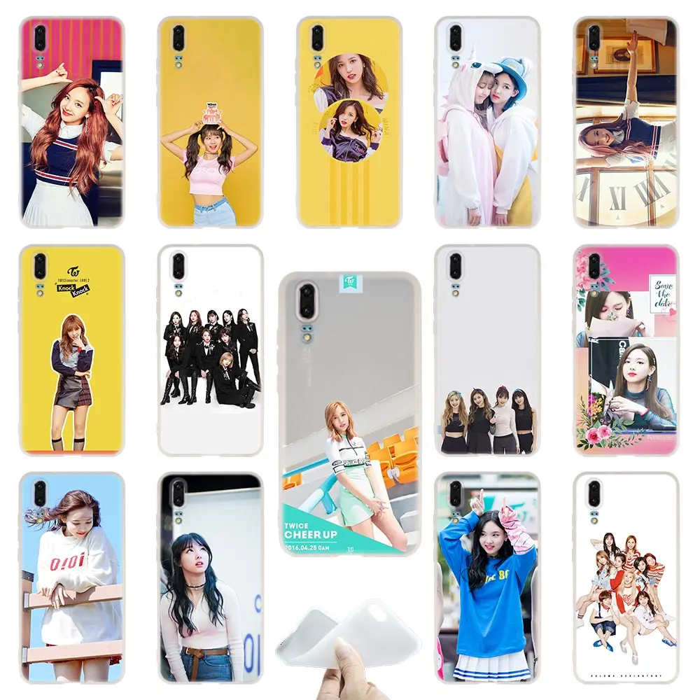 

Twice Mina Momo Kpop TPU Cover Phone Cases Soft For Huawei P 20 pro P10 Plus P9 P8 lite 2017 P30 pro samrt 2019 Nova 3e