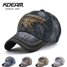 Классическая бейсболка в винтажном стиле с вышивкой, новая модная Мужская/женская уличная Кепка, 5 цветов, холщовые хлопковые кепки KDEAM G8339