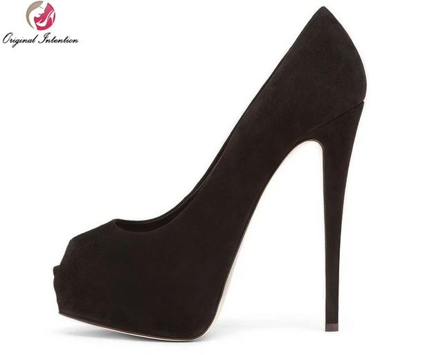 original intention lively fashion women pumps elegant platform thin