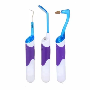 

Oral Hygeine Cleaning Tool Kits with LED Light Dental Mirror Plaque Remove Tooth Stain Eraser 3 Pcs/set