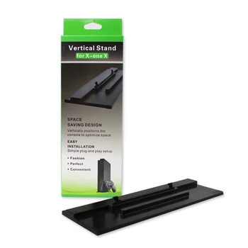 

New 1pc Vertical Stand Dock Mount Supporter Base Holder Cradle for XBOX ONEX Accessories Black