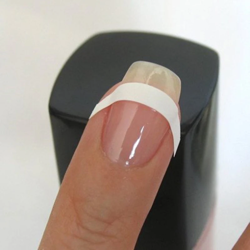 Shellhard 240pcs/5 Sheets Nails Guide Tips Stickers French Manicure Nail Art Decals For Nail DIY Styling Tools