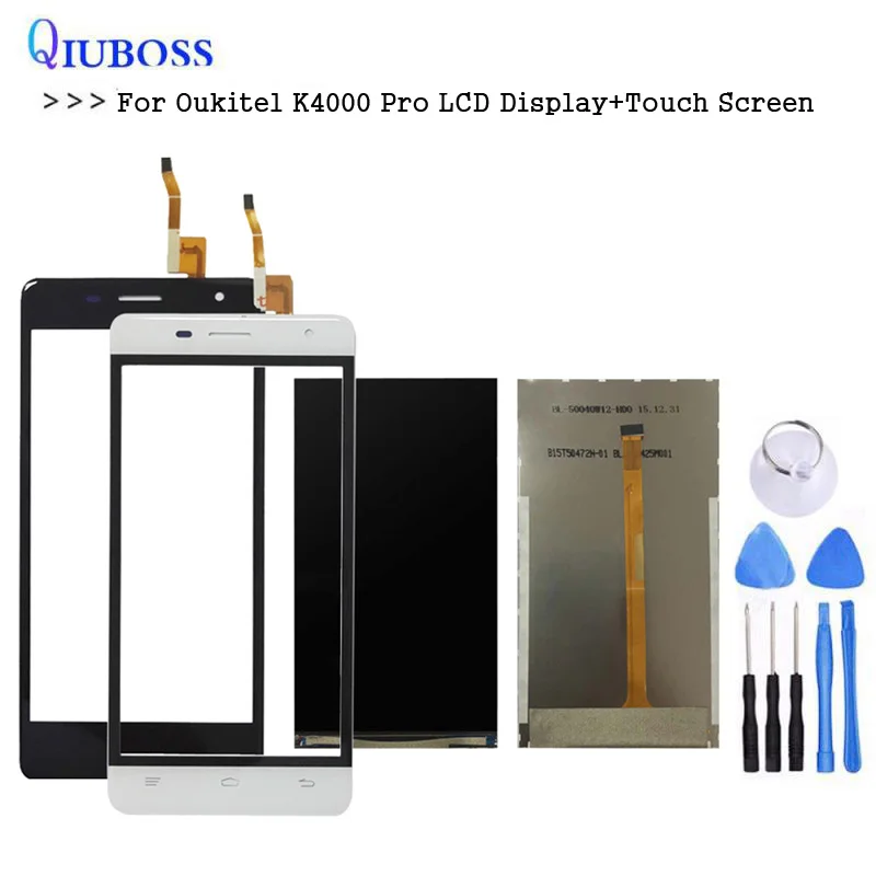

For Oukitel K4000 Pro LCD Display+Touch Screen 100% Tested Digitizer Glass Panel for k4000 pro lcd Replacement