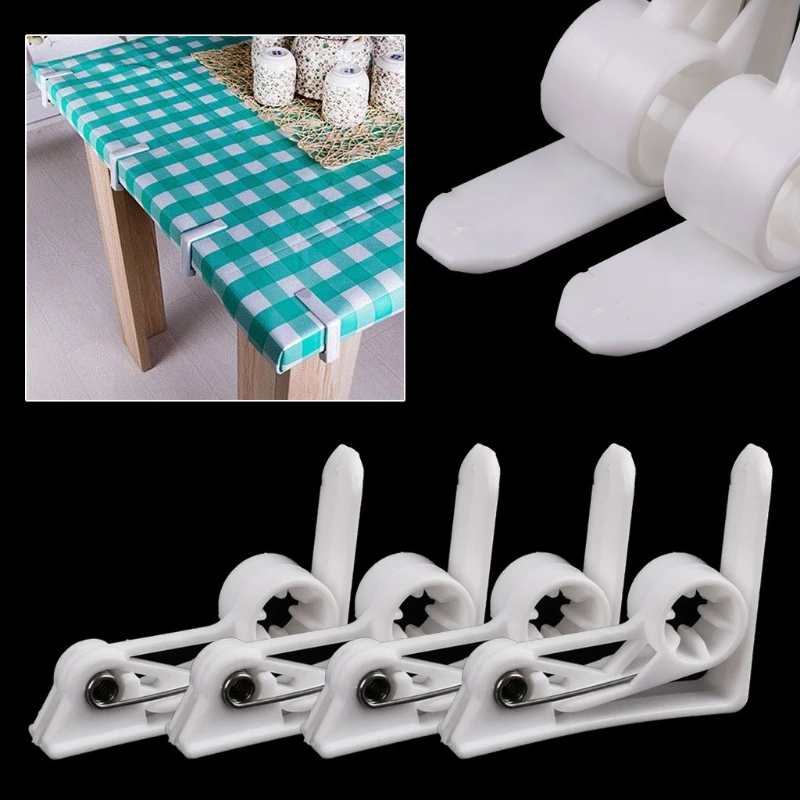 4pcs Plastic Table Cloth Cover Clamps Clip Wedding Party Picnic Holder