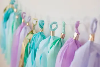

Mermaid Tassel Garland, Mermaid Birthday Party, Mermaid Theme Decor,Mermaid Room Decor,
