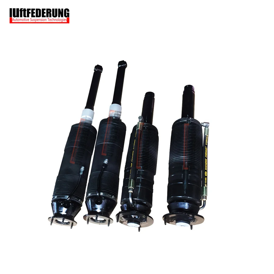 

Luftfederung 4PCS Rear+Front Hydropneu ABC Suspension Shock Absorber Ride Fit W220 Mercedes 2203208913(9013) 2153200513(0413)