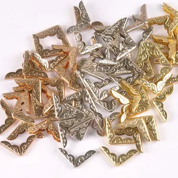 

50pcs Gold/sliver/rose Gold Metal Corner Protector For Books DIY Crafts Scrapbooking Photo Albums Folders Menus Corner c0333