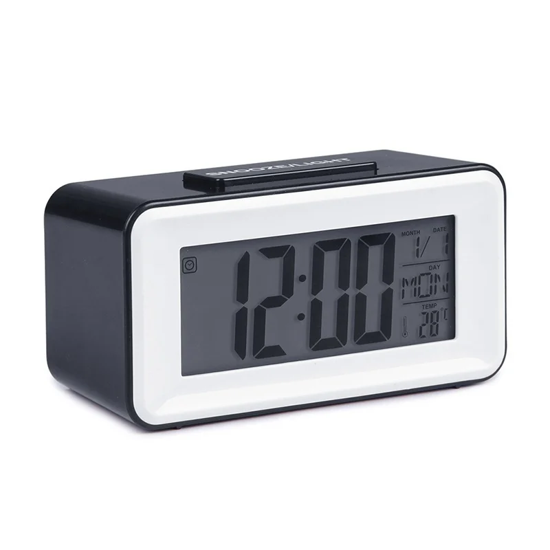 JULY'S SONG Digital LED Alarm Clocks Student Clocks With Week Snooze Thermometer Watch