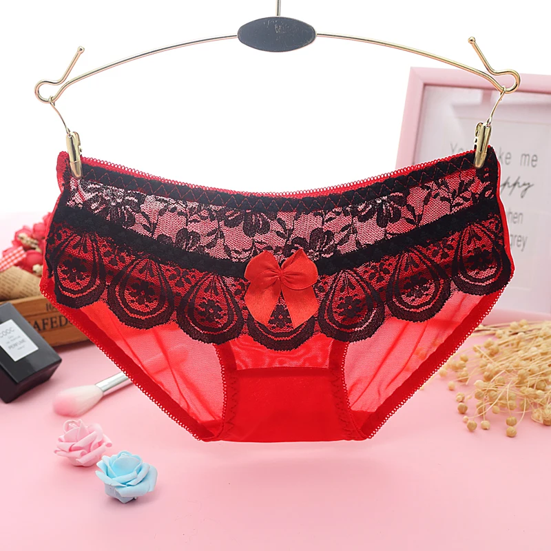

Women Underwear sexy lace women's panties Transparent G-String Thong Sexy Female Girl Briefs Panties lingerie women female pants