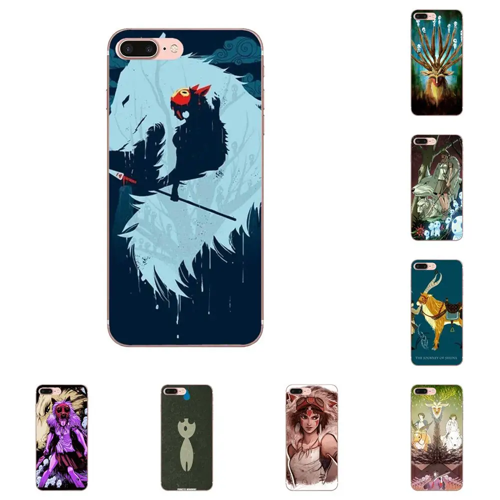 Для Moto G G2 G3 G4 G5 G6 G7 HTC 530 626 628 630 816 820 One A9 M7 M8 M9 M10 E9 U11 TPU Чехлы Capa Cover Mononoke|Бамперы| |