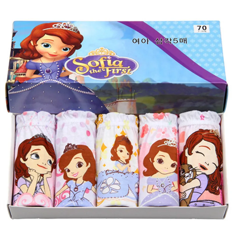 

HEYFRIEND 5 Pcs/lot Cotton Children's Underwear Cartoon Baby Shorts Panties Boxer Underpants Briefs Girls Kids Panties