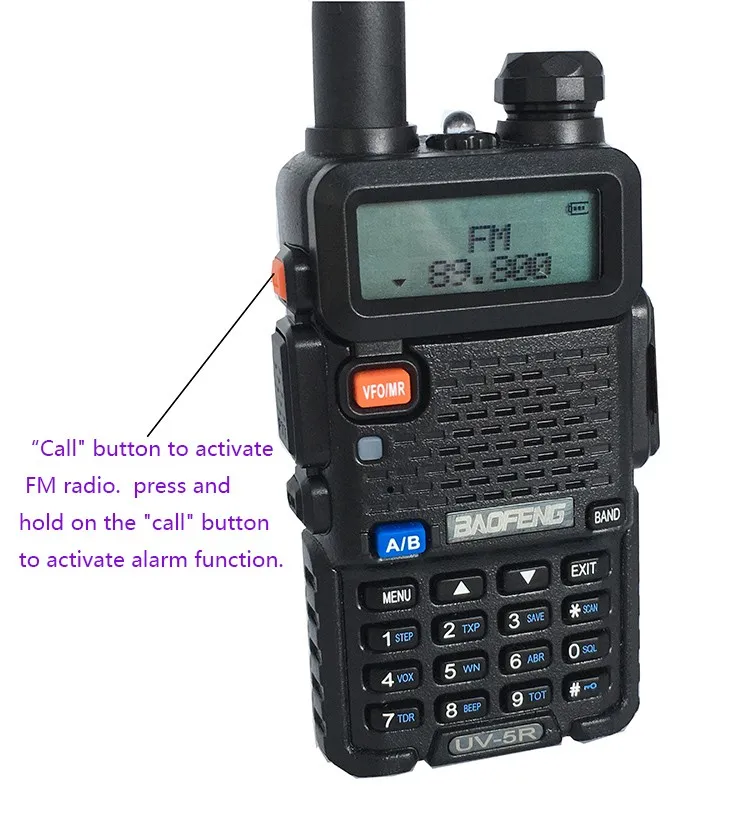 Baofeng UV-5R портативная рация baofeng, комплект радиостанции, радиостанции Baofeng uv5r для рации CB, радиолюбительский уф 5r