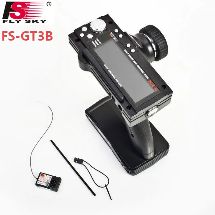 

Flysky FS-GT3B FS GT3B 2.4G 3CH Gun RC System Transmitter with Receiver For RC Car Boat with LED Screen