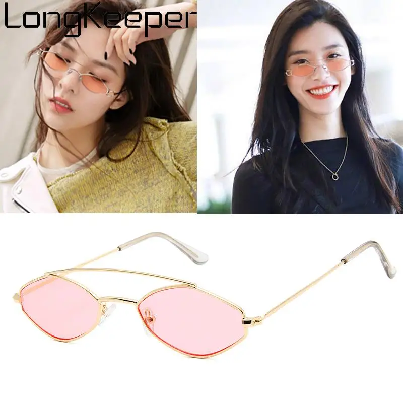 Small Sexy Cat Eye Sun Glassses Women Vintage Oval Metal Sunglasses Men Colorful Shades Eyewear UV400 Hot style Small Sexy Cat Eye Sun Glassses Women Vintage Oval Metal Sunglasses Men Colorful Shades Eyewear UV400 Hot style