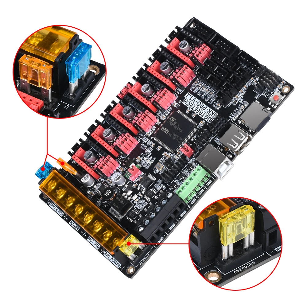 BIGTREETECH SKR PRO V1.1 Control WIFI 32 poco Marlin Placa base con TMC2208 UART A4988 TMC2130 conducir del MKS GEN L Junta - 2