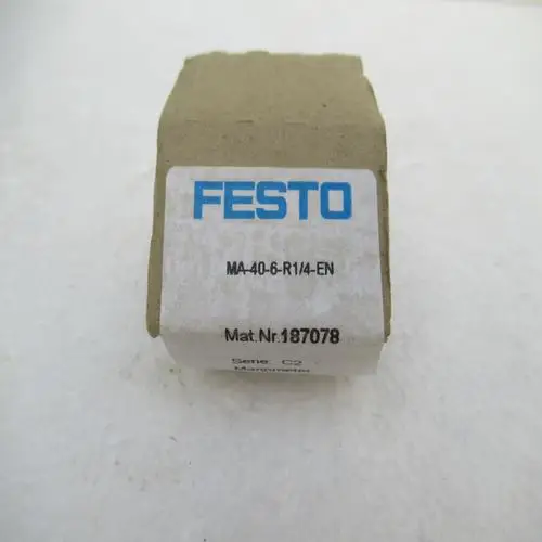 

Free shipping 100% new high quality FESTO pressure gauge MA-40-6-R1/4-EN Stock 187078