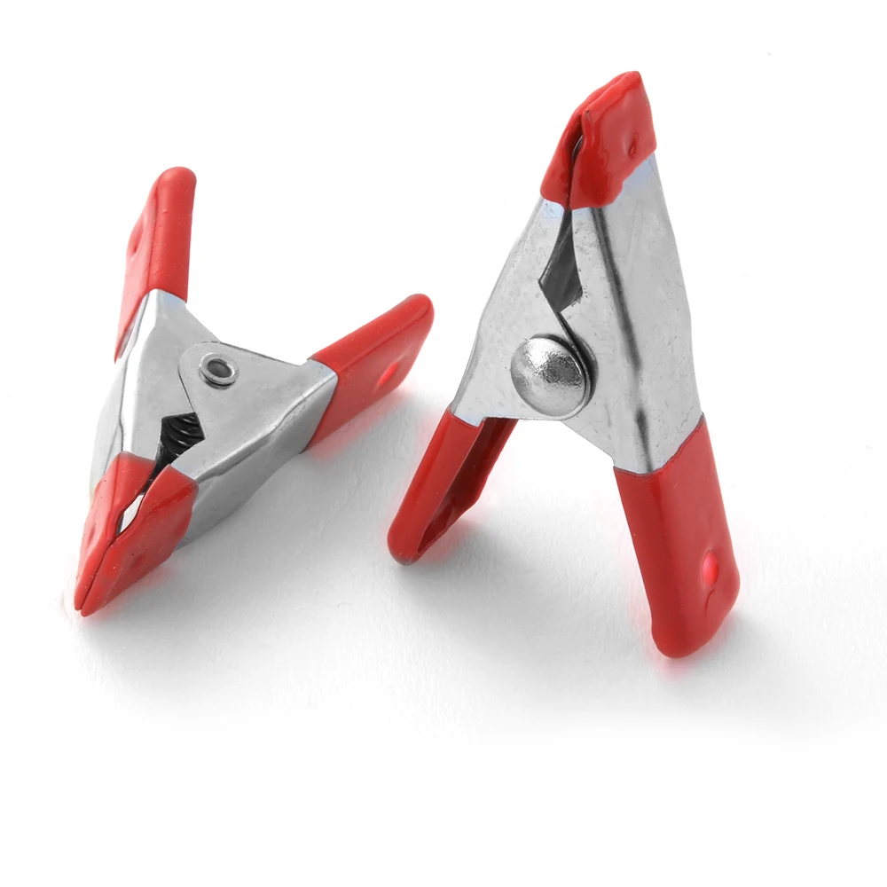 Size : 10pcs 2inch Work Holding 10pcs 2 inch/5pcs 4 inch Metal Heavy Duty Spring Clamps Red Plastic Tips Tool Clips Grip Holder DIY Hand Tools Durable Size : 10pcs 2inch Work Holding 10pcs 2 inch/5pcs 4 inch Metal Heavy Duty Spring Clamps Red Plastic Tips Tool Clips Grip Holder DIY Hand Tools Durable