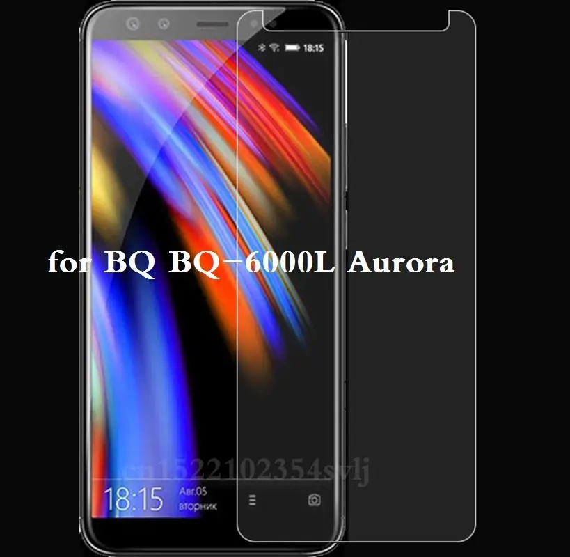 

Smartphone Tempered Glass for BQ BQ-6000L Aurora 6000L 9H Explosion-proof Protective Film Screen Protector cover