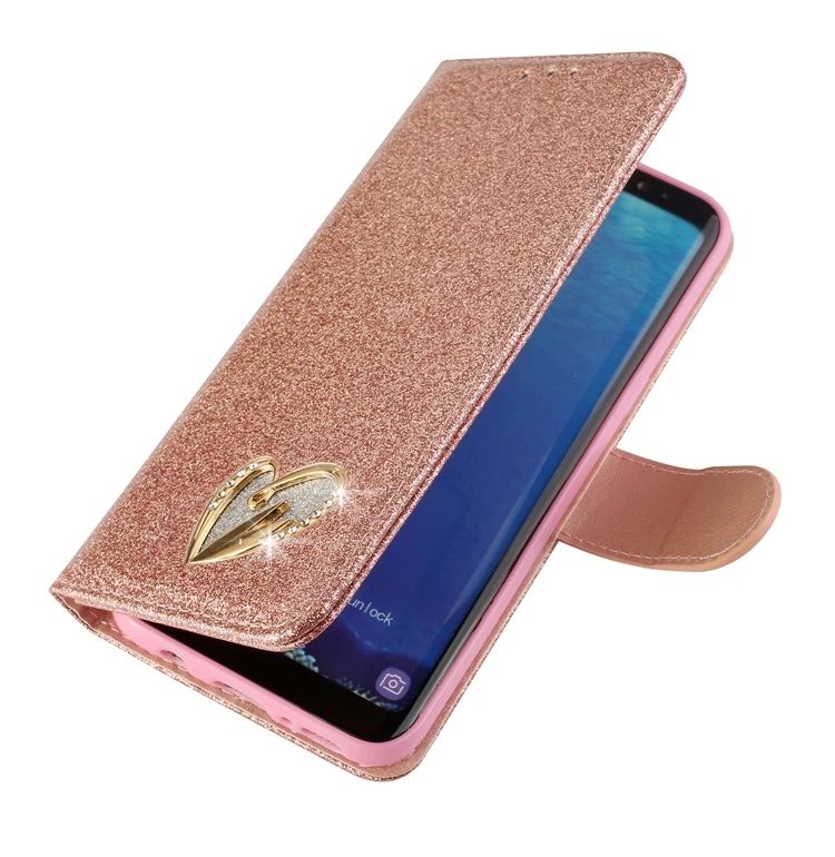 Из искусственной кожи с откидной крышкой чехол Etui samsung S8 S 8 сверкающий чехол на магните для телефона чехол для samsung Galaxy S8 Чехол-книжка