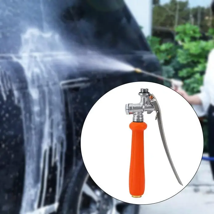 6.7" Hand Press Trigging Sprayer Head Sprinkling Gun Enhancing Copper Misting Nozzle Internal thread M 14*15