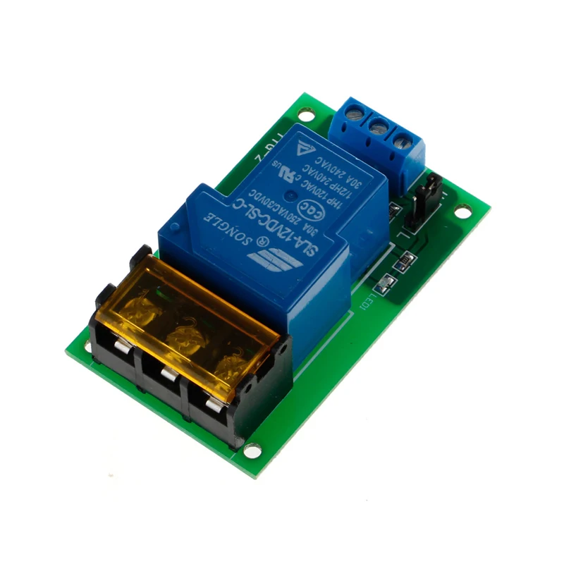 

1 Channel 12V 30A Relay Board Module Optocoupler Isolation High/Low Trigger New