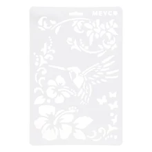 Форма для рисования A4 DIY ремесло шаблон для рисования Инструмент Альбом штамповки скрапбукинга пластик моющийся перерабатываемый