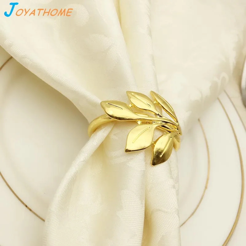 Joyathome высококачественный металлический кленовый лист кольцо для салфетки Кольцо