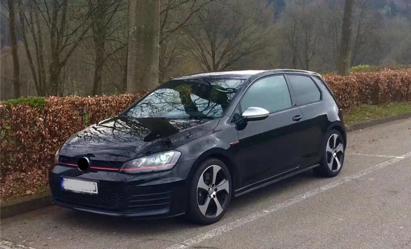 Для V W Golf 7 MK7 7,5 GTD R GT I MK7.5 TouranL LingDu боковое зеркало крышки E-GOLF зеркало заднего вида Защитная крышка 2013