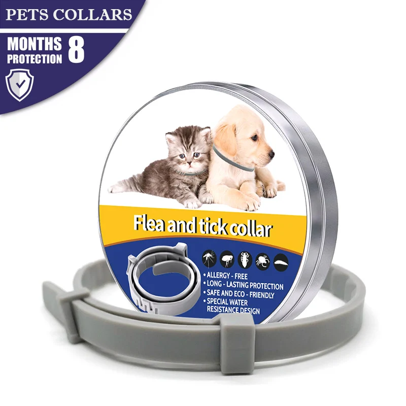 

Adjustable Bayer Animal Pets Health 8 Months Continuous Prevention Flea and Tick silicone Collar for Dogs and Cats