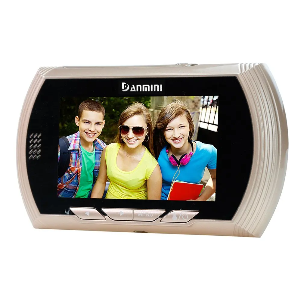 

YB-43AHD-M 4.3"HD Color Screen Smart Doorbell Viewer Digital Door Peephole Viewer Camera Door Eye Video record IR Night vision