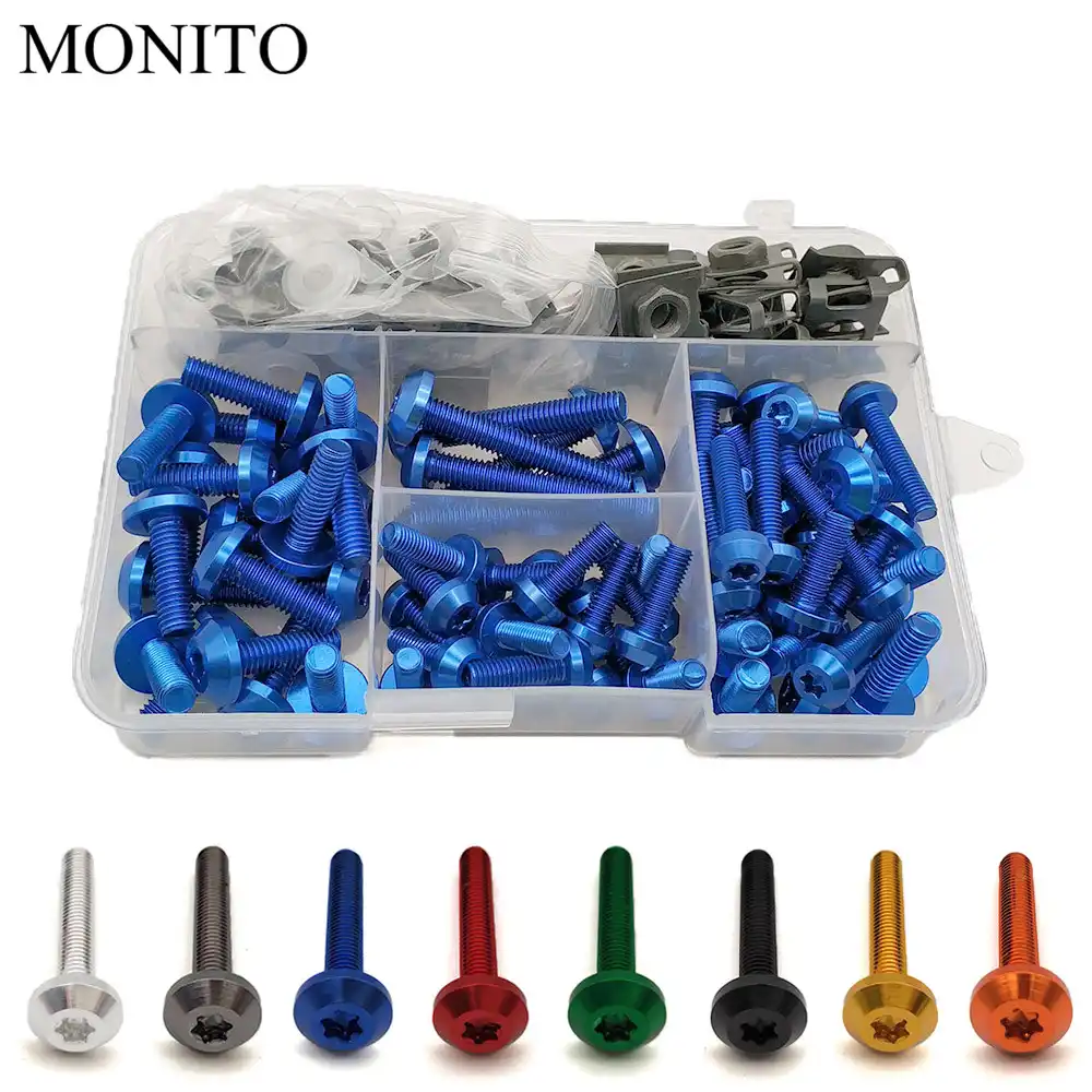 For Bmw R1200gs R1200 Gs Rt Se S St Adventure S1000rr Universal Motorcycle Custom Fairing Body Bolt Screw Spring Bolt Fastener Nuts Bolts Aliexpress