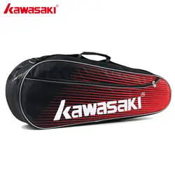 2018 оригинальный Kawasaki спортивный бадминтон мешок три упакованы ракетки для бадминтона одного плеча Теннисная ракетка рюкзак сумки KBB-8325