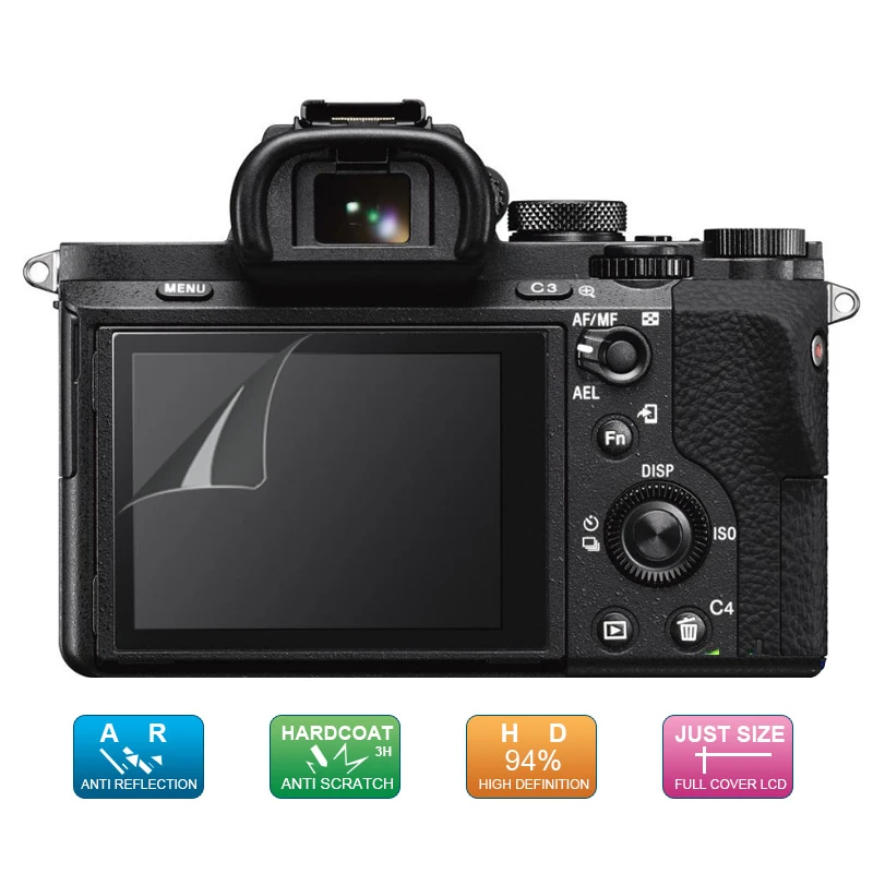 (6pcs, 3pack) LCD Guard Film Screen Display Protector for Sony A7 II / A7S II / A7R II / A77 II / A7M2 A7SM2 A7RM2 A77M2 A99