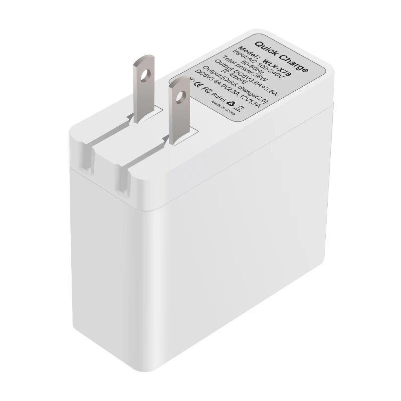 36 Вт Dual USB Quick Charge 3 0 зарядное устройство адаптер Светодиодный дисплей быстрый QC