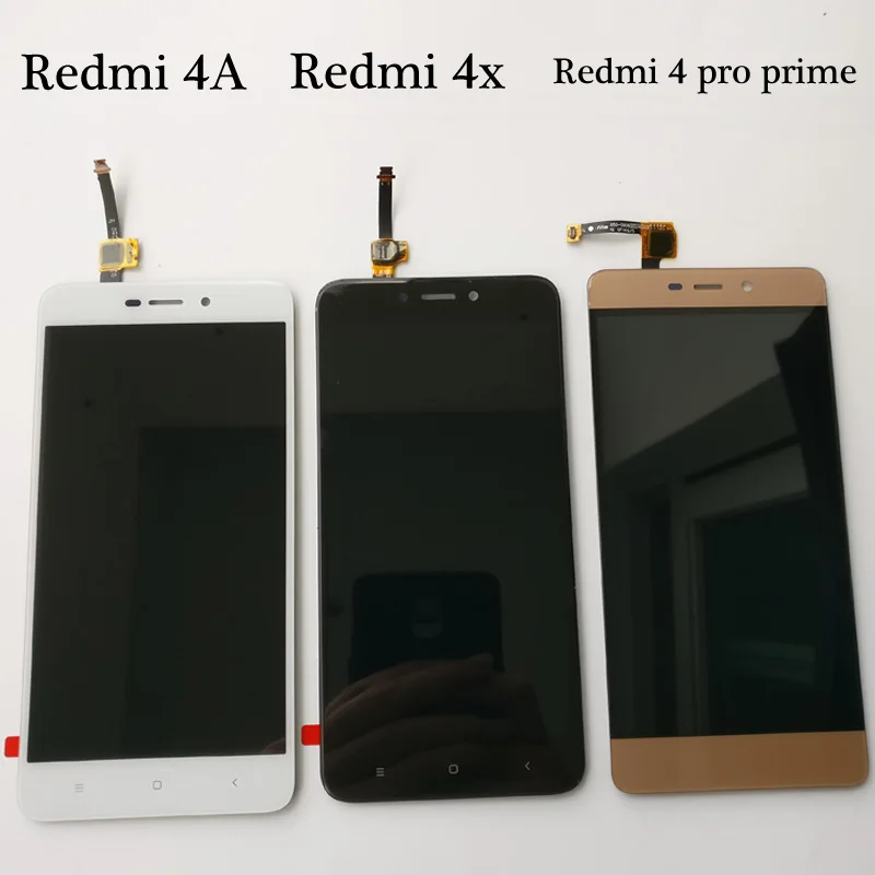 Протестированный высококачественный черный/белый/золотой для Xiaomi Redmi 4X 4A 4 pro prime ЖК-дисплей+ кодирующий преобразователь сенсорного экрана в сборе