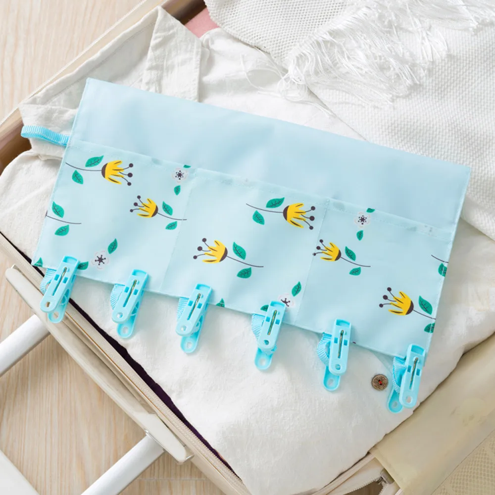 

Portable Socks Dry Cloth Pendant Rack Cloth Cutter Business Travel Portable Folding Cloth Hanging Bag Hanger Clips