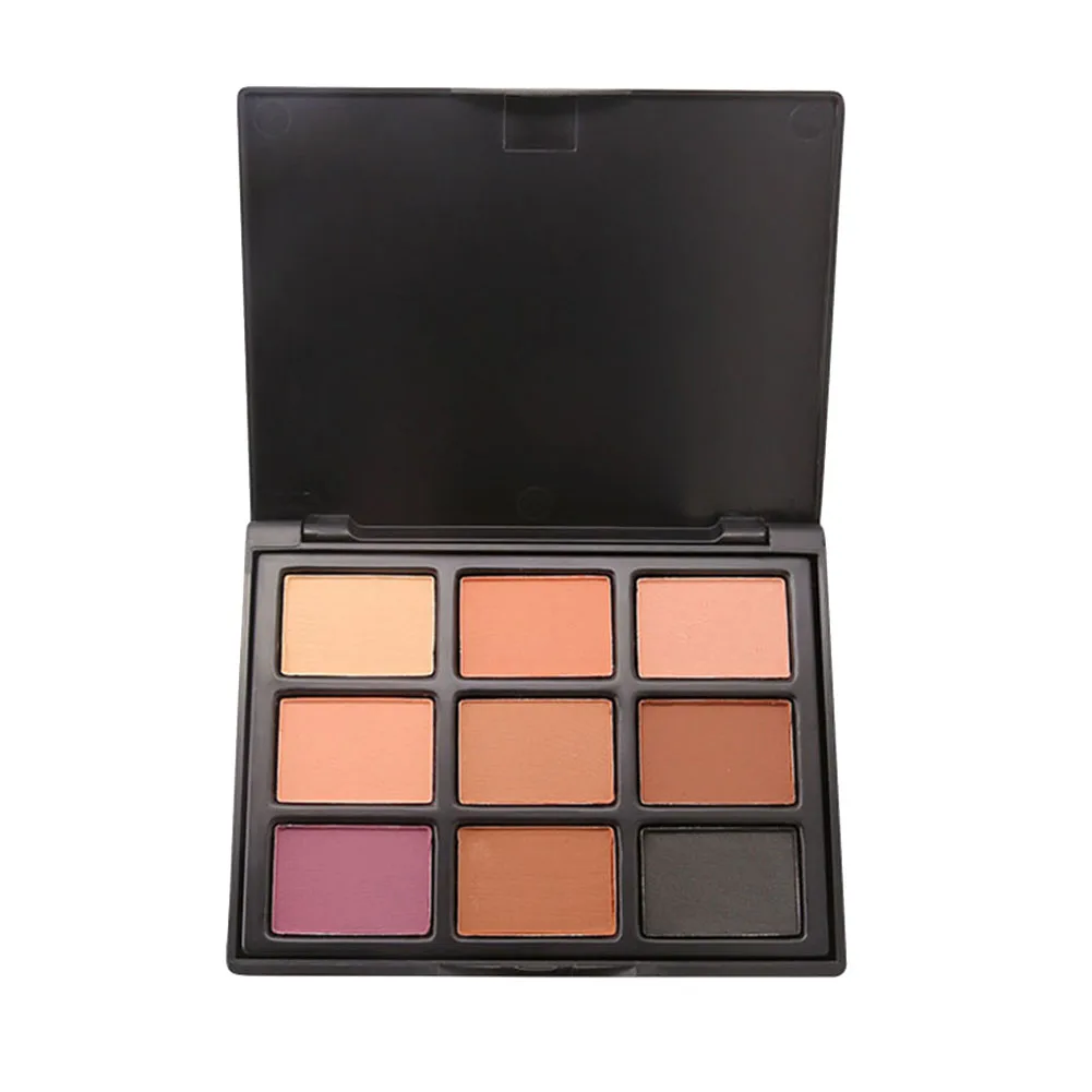 Водонепроницаемый Lasting9 цветов матовые тени для век Pallete Make Up Тени для век Блеск Макияж Красота Инструмент Продвижение цена