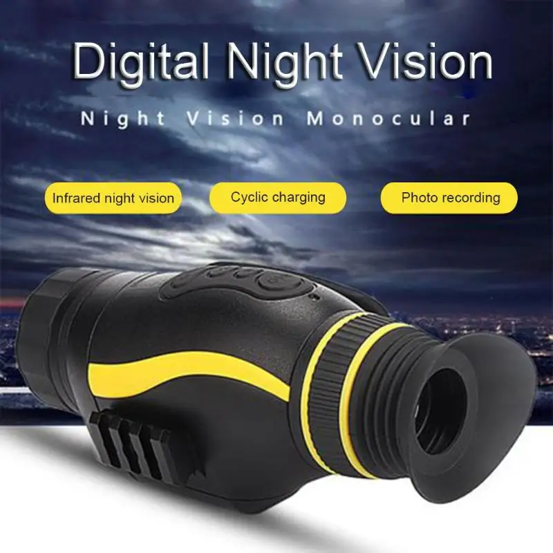 

4X Infrared Night Vision Monocular Telescope Built-in 1080P 2MP Digital Cam Infrared Night Vision Video Recorder Digital Camera