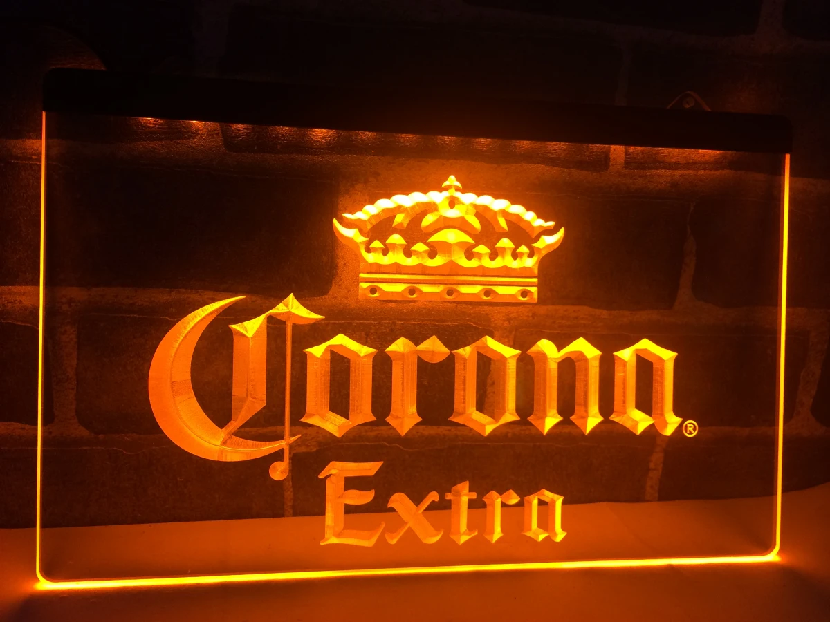 LE013 Corona Extra Beer Bar Pub Cafe светодиодный неоновый светильник знак домашнее украшение
