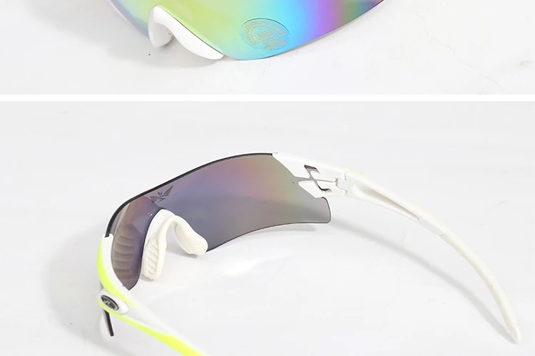ГОРНЫЙ ПИК поляризационные велосипедные очки, велосипедные солнцезащитные очки, велосипедные очки, очки для глаз, очки, защита от ультрафиолета 91 - Цвет: Цвет: желтый