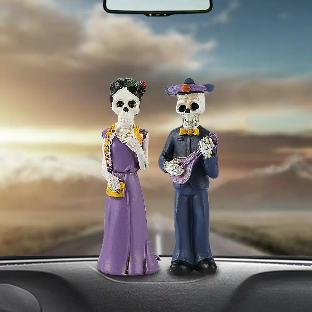 Car Ornament Solar Powered Dancing Shaking Head Cartoon Unicorn Doll