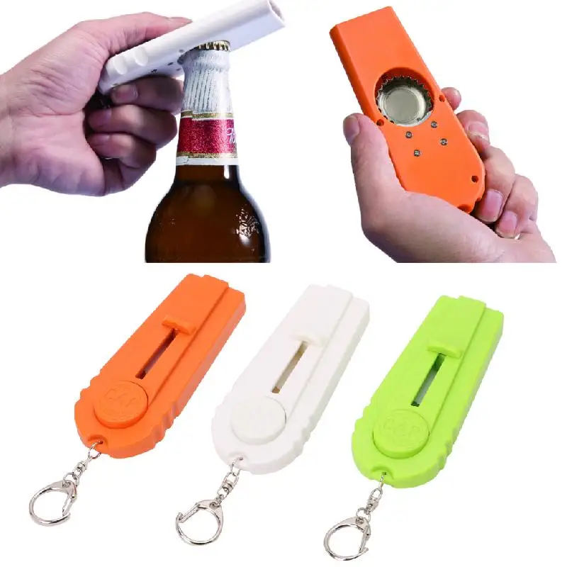 Cap Zappa Bottle Opener Cap Launcher Fancy Beer Openers Key Ring