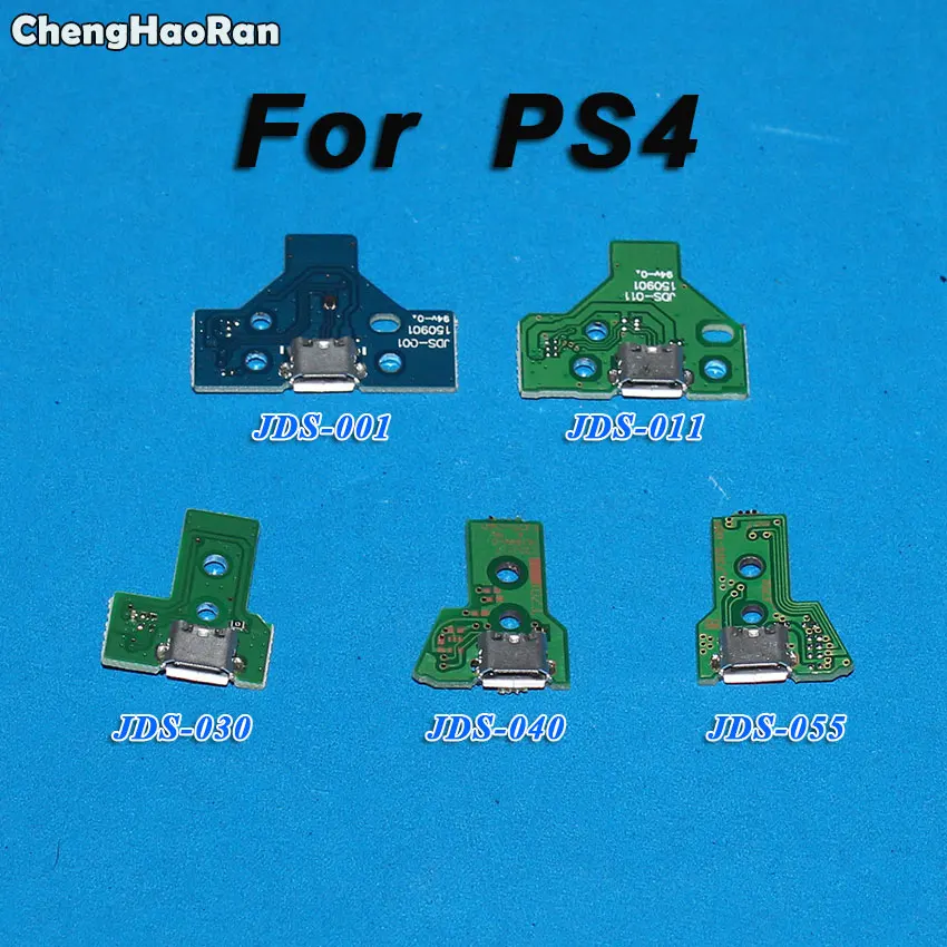 ChengHaoRan 25 шт. JDS-001 JDS-011 JDS-030 JDS-040 USB порт для зарядки платы PS4 контроллера DualShock 4