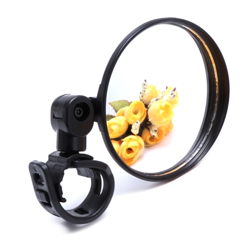 Mini Adjustable Bike Rearview Mirror Bike Bicycle Handlebar Flexible