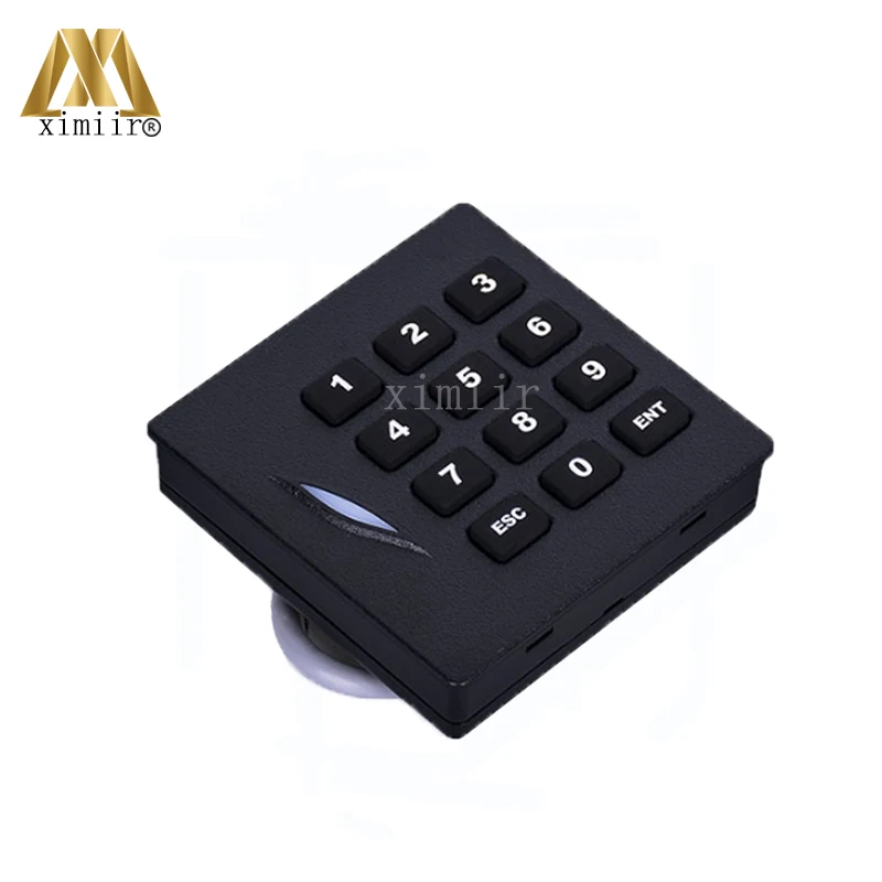 

4pcs A Lot ZK IP65 Waterproof KR102 MF card access control reader weigand34 13.56MHZ IC Card Smart Card Reader With Keypad