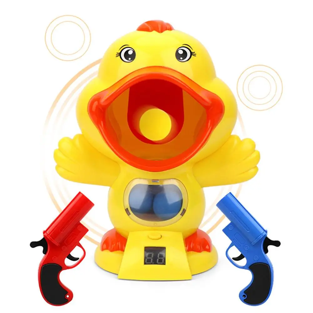 Shooting Game Shooting Duck Mouth Children Toysel Ectronic Scoring Soft Bullet Soft Puzzle Doll Parent-child Interaction