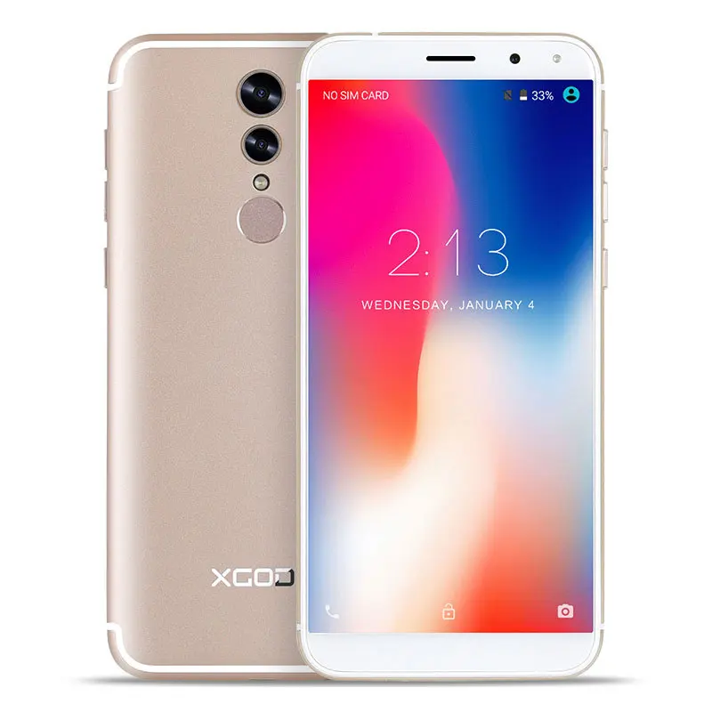 XGODY S12 5,72 дюймов 18:9 4G LTE Разблокировка мобильного телефона Лицо ID MTK6737 четырехъядерный 1+ 16 Android 7,0 Nougat смартфон мобильный телефон сенсорный