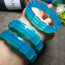 Амазонит натуральный От Мозамбик Gemstone Бусины Браслет AAA 12*11 мм