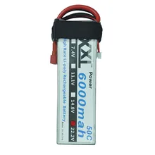 XXL 6000mAh 22.2V 50C MAX 100C akku LiPo Battery Volt for RC Helicopter